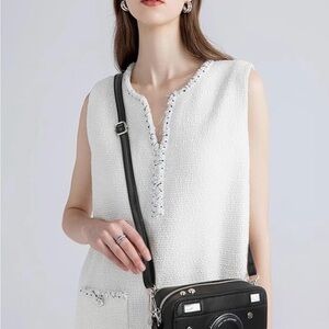 Women's Camera Shaped Crossbody Bag, Vintage PU Leather Shoulder Bag